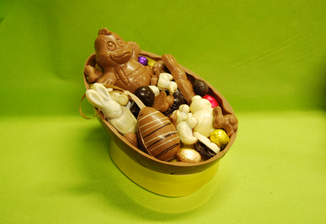 * Gevulde halve schelp 26cm