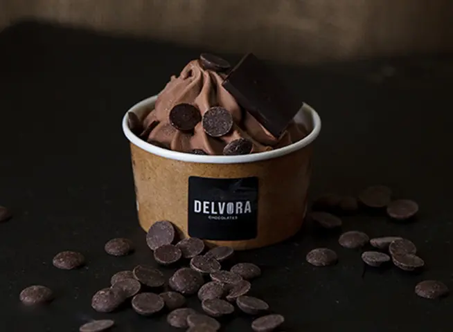 * Gelato ijs - chocolade 60%