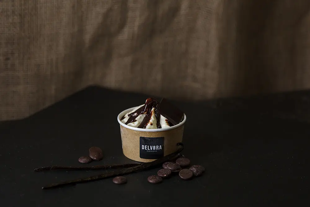 * Gelato ijs - dame blanche