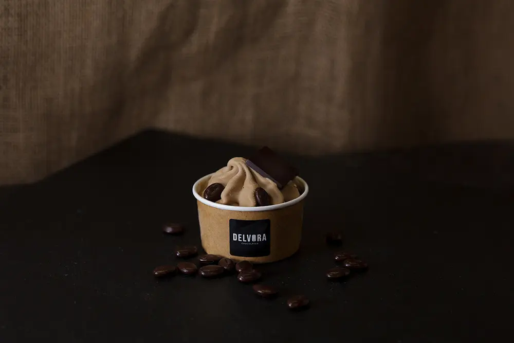 * Gelato ijs - mokka