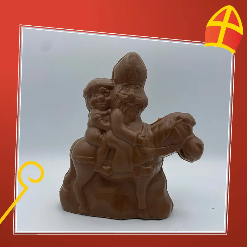 * Sint en Piet op paard 15 cm