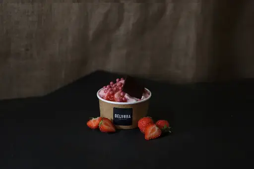 * Gelato ijs - aardbeien